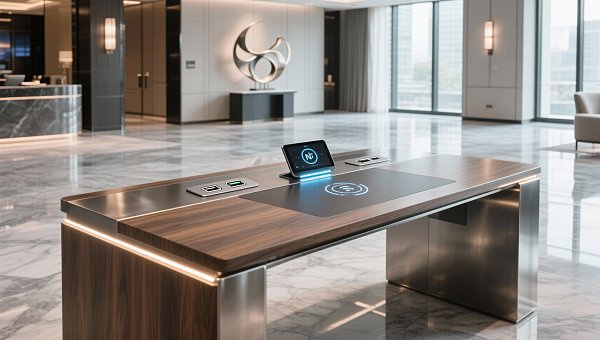 Hotel desks with integrated charging—yet no clear path to firmware updates or security patches Hotel desks with integrated charging—yet no clear path to firmware updates or security patches