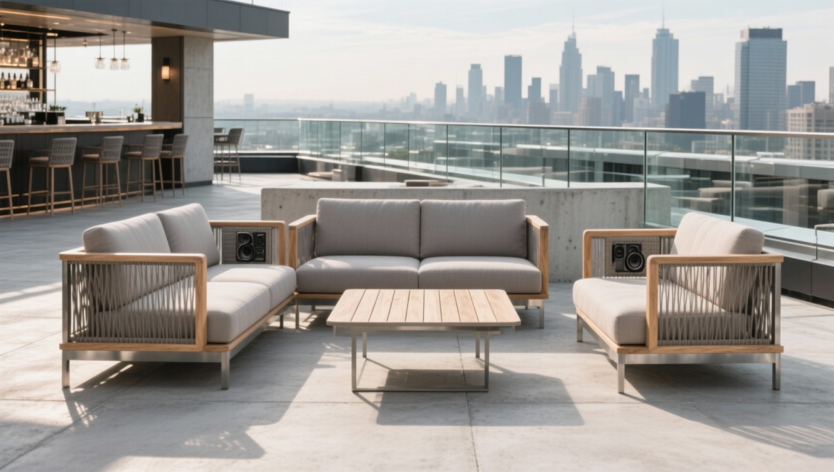 Hotel outdoor furniture with built-in sound dampening—is it worth the premium? Hotel outdoor furniture with built-in sound dampening—is it worth the premium?