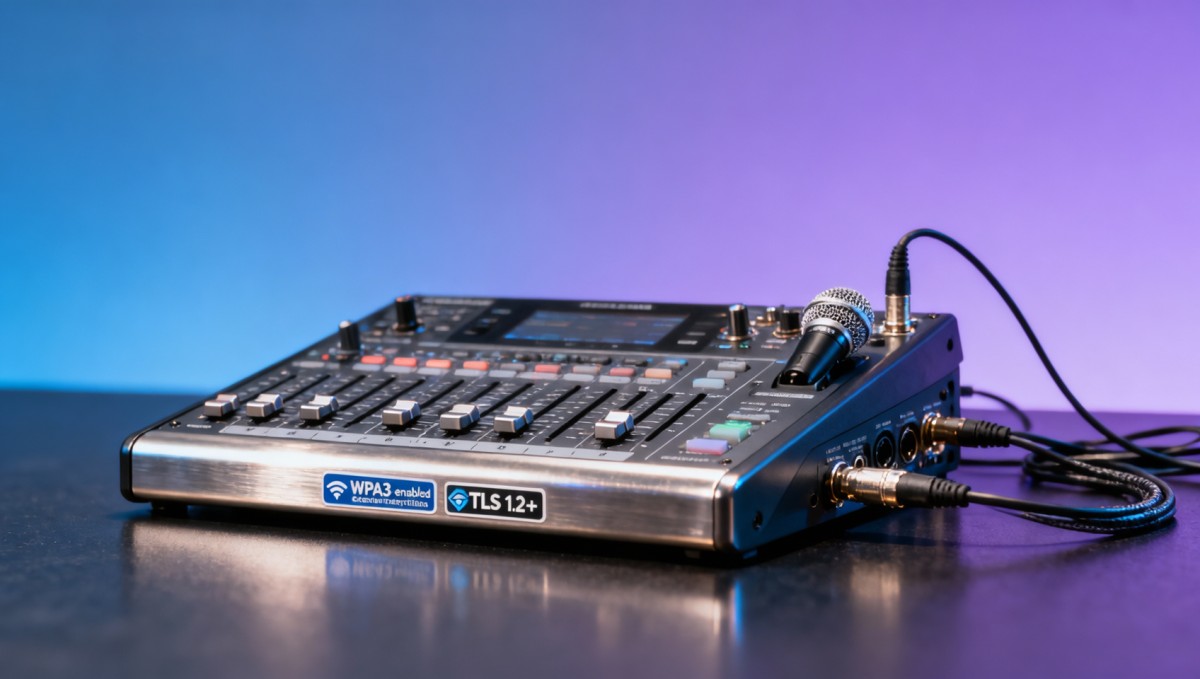 Live sound equipment with onboard Wi-Fi—what encryption standards are actually enforced? Live sound equipment with onboard Wi-Fi—what encryption standards are actually enforced?