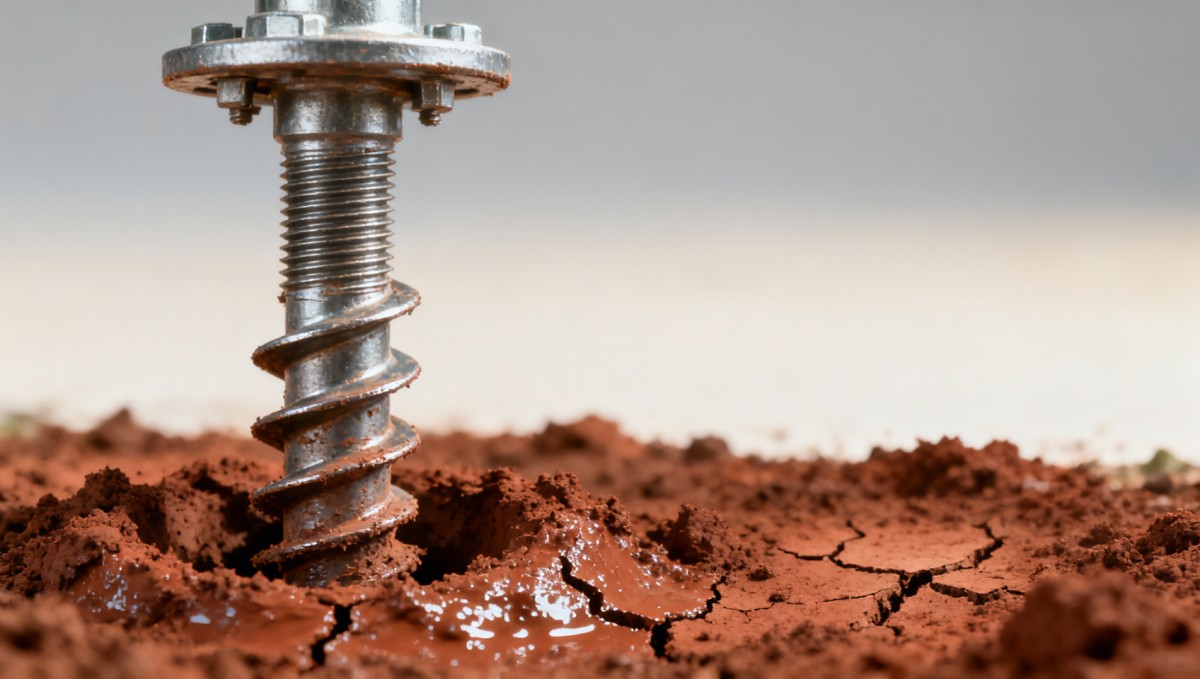 Adventure playground anchors tested on clay soil—not just gravel or concrete Adventure playground anchors tested on clay soil—not just gravel or concrete