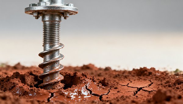 Adventure playground anchors tested on clay soil—not just gravel or concrete Adventure playground anchors tested on clay soil—not just gravel or concrete