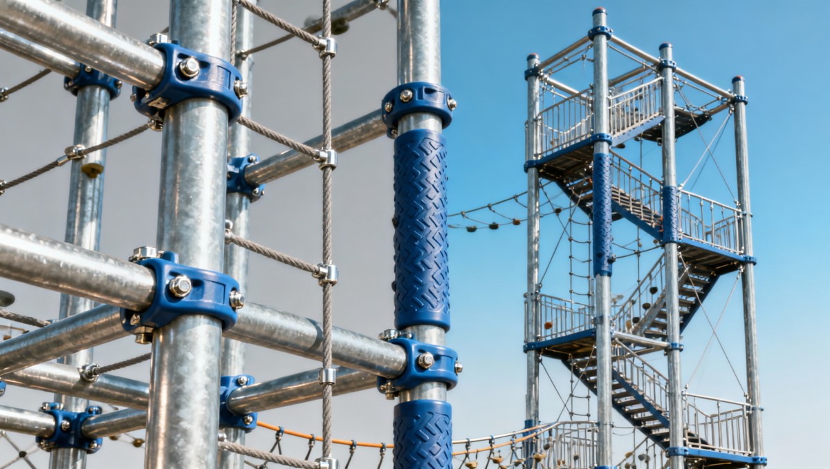 Playground climbers rated for actual group use — not solo testing