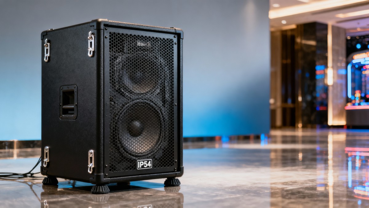 Pro stage audio cabinets tested for 90dB+ continuous playback — not just peaks
