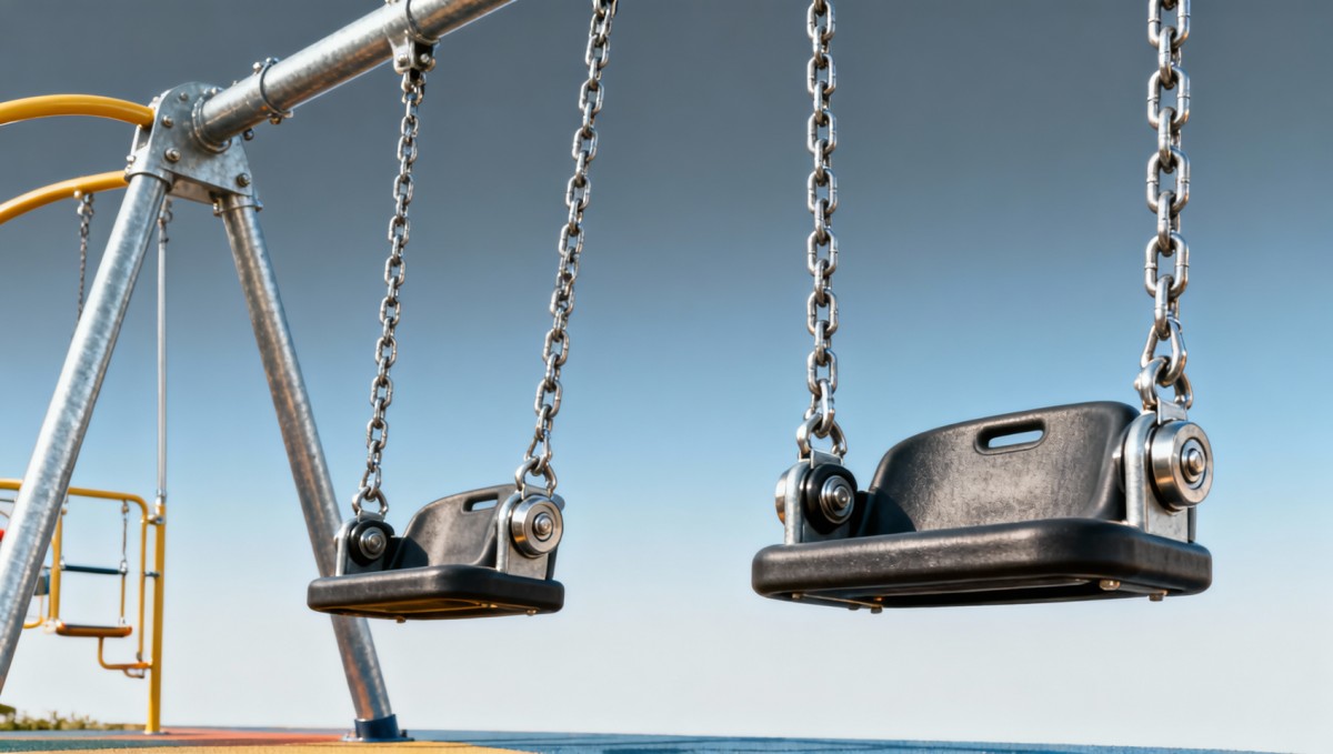 Playground swings with fewer maintenance calls over time Playground swings with fewer maintenance calls over time