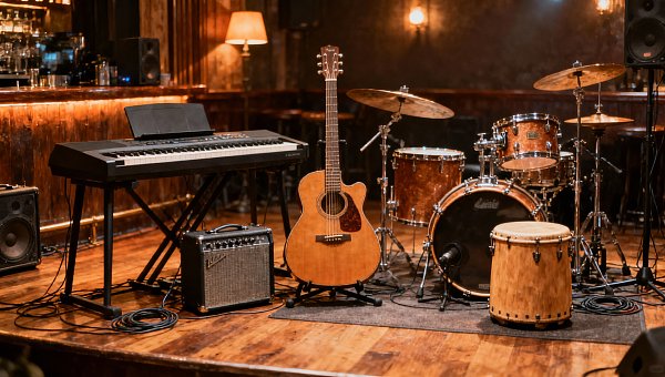 Choosing musical instruments for bands in small venues Choosing musical instruments for bands in small venues