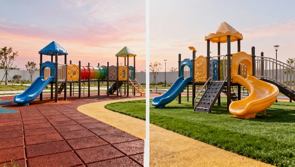 Playground Surfacing Options Compared Playground Surfacing Options Compared