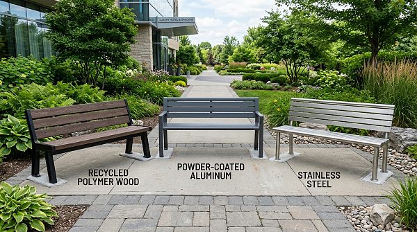 Park Benches: Which Materials Need Less Maintenance Outdoors? Park Benches: Which Materials Need Less Maintenance Outdoors?