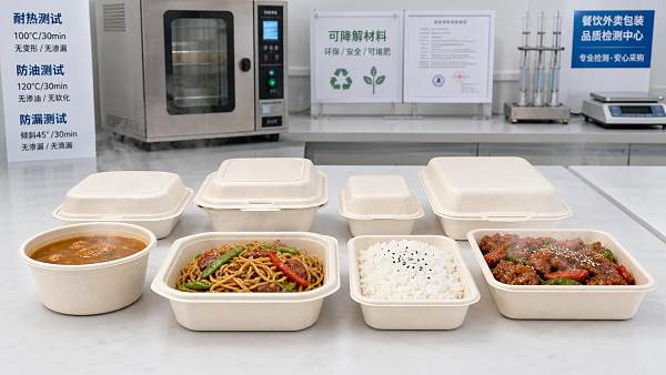Biodegradable takeout containers that leak less with hot foods Biodegradable takeout containers that leak less with hot foods