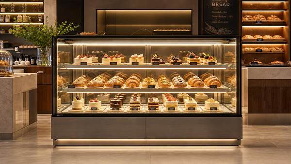 Bakery display cases: glass fogging, lighting, and product appeal