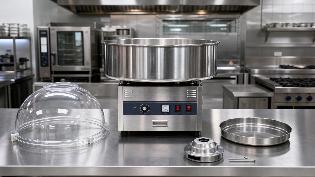 Cotton candy machines wholesale: small details that affect cleaning time