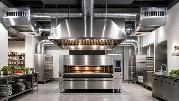 Commercial pizza ovens that save labor may cost more to vent