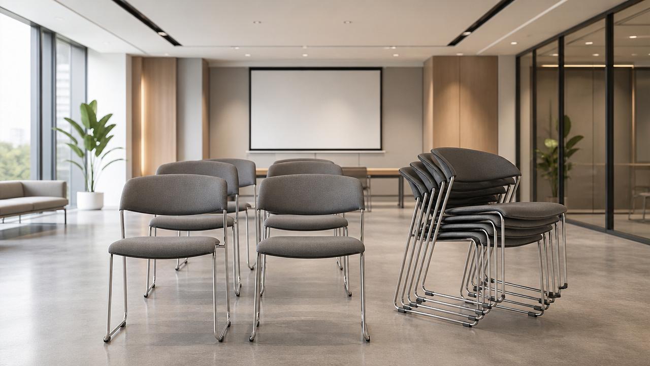 Stackable Visitor Chairs That Save Space Without Looking Cheap