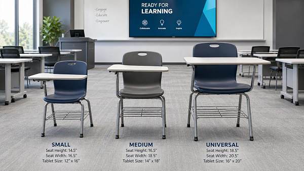 Student Chairs With Writing Pad: Which Sizes Fit Best? Student Chairs With Writing Pad: Which Sizes Fit Best?