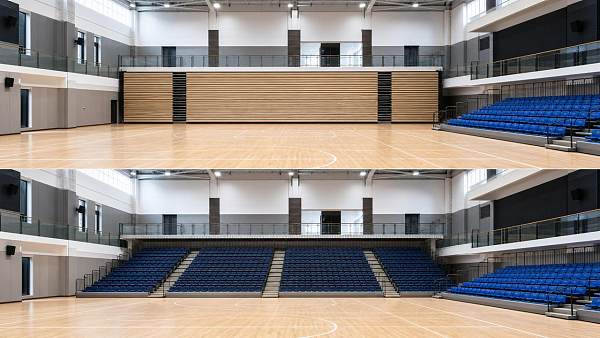 Indoor bleachers seating: fixed or retractable for tighter spaces?