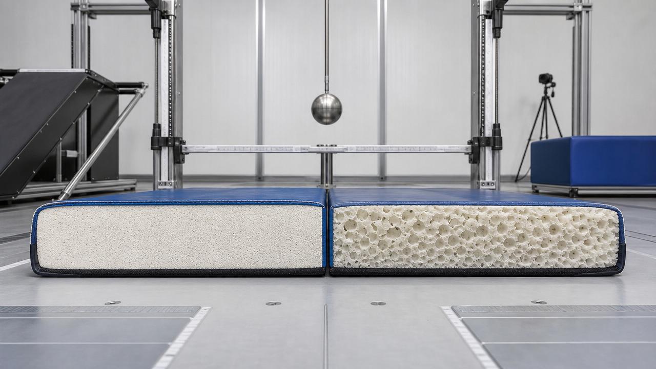 Gymnastic mats wholesale: thickness claims vs real shock absorption