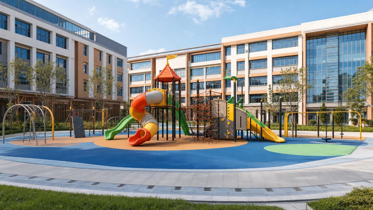 Commercial playground equipment school projects often underestimate