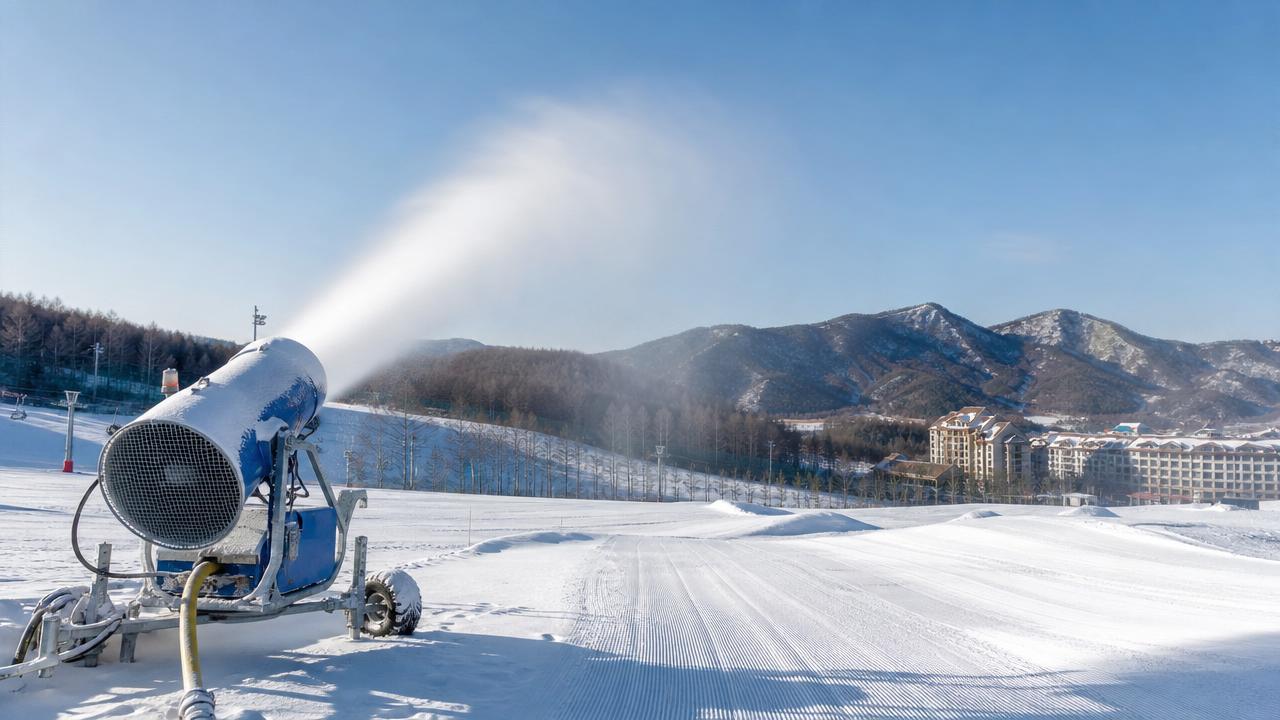 Are snow making machines worth it in low-snow winters?