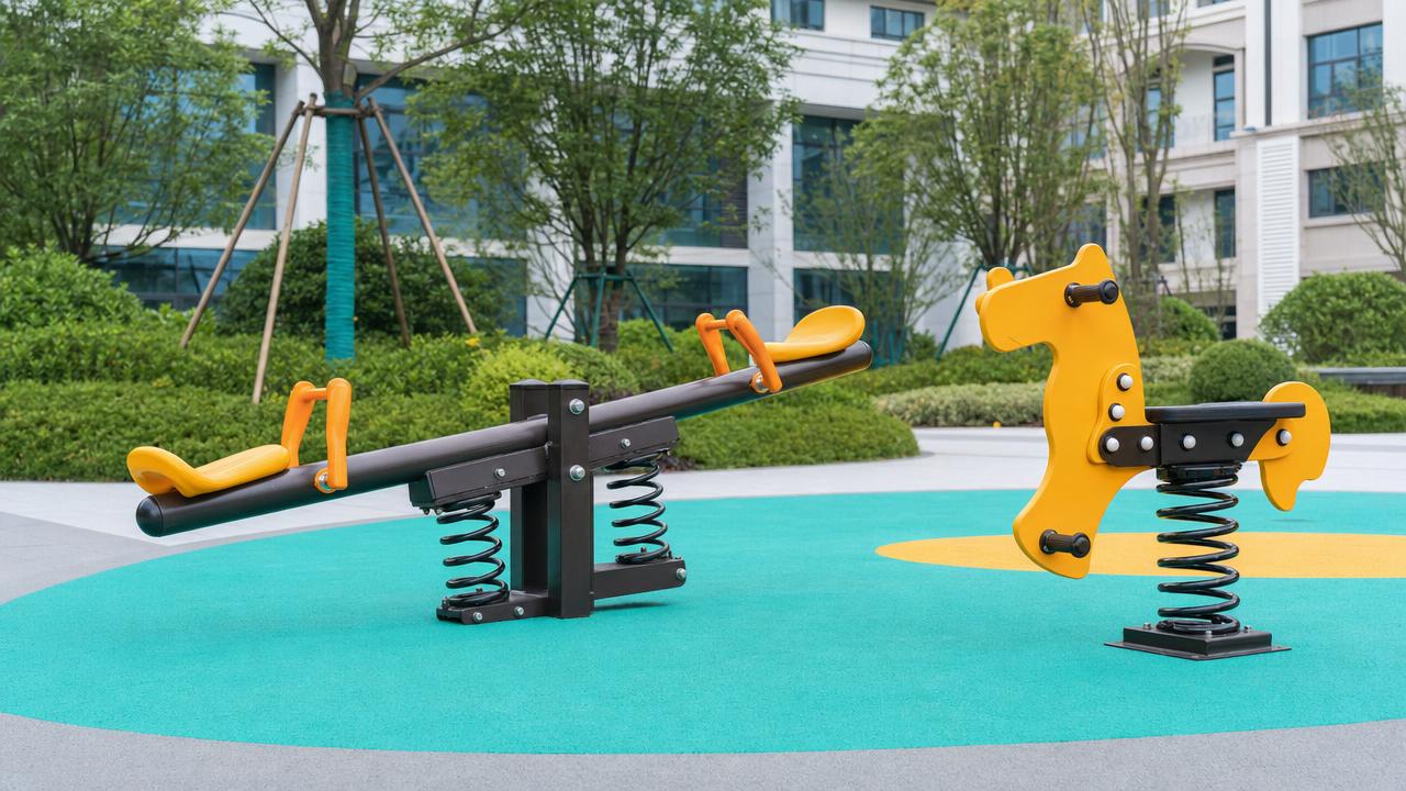Seesaws and spring riders: what gets damaged first outdoors?
