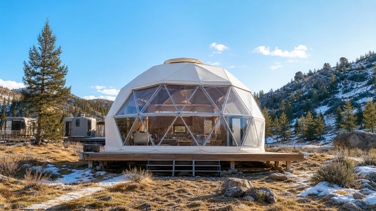 Geodesic dome tents: are they practical for year-round stays?