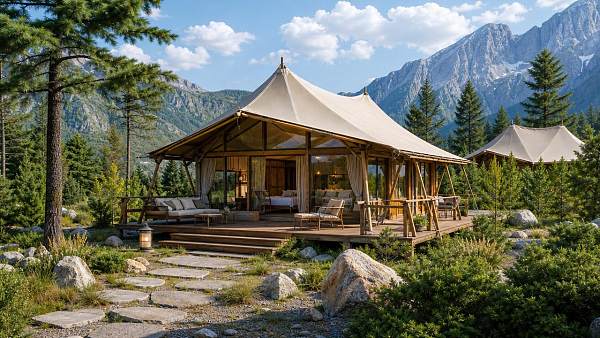 Camping glamping tents: what guests notice before anything else