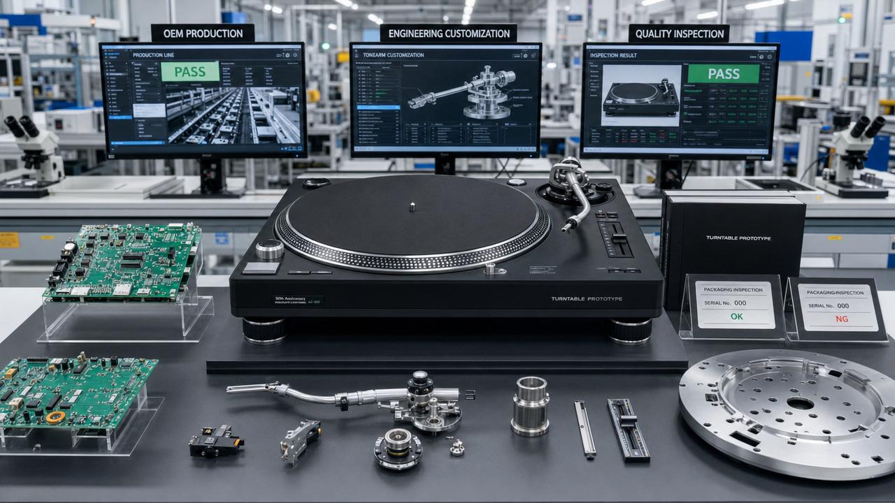What to check before choosing dj turntables oem production