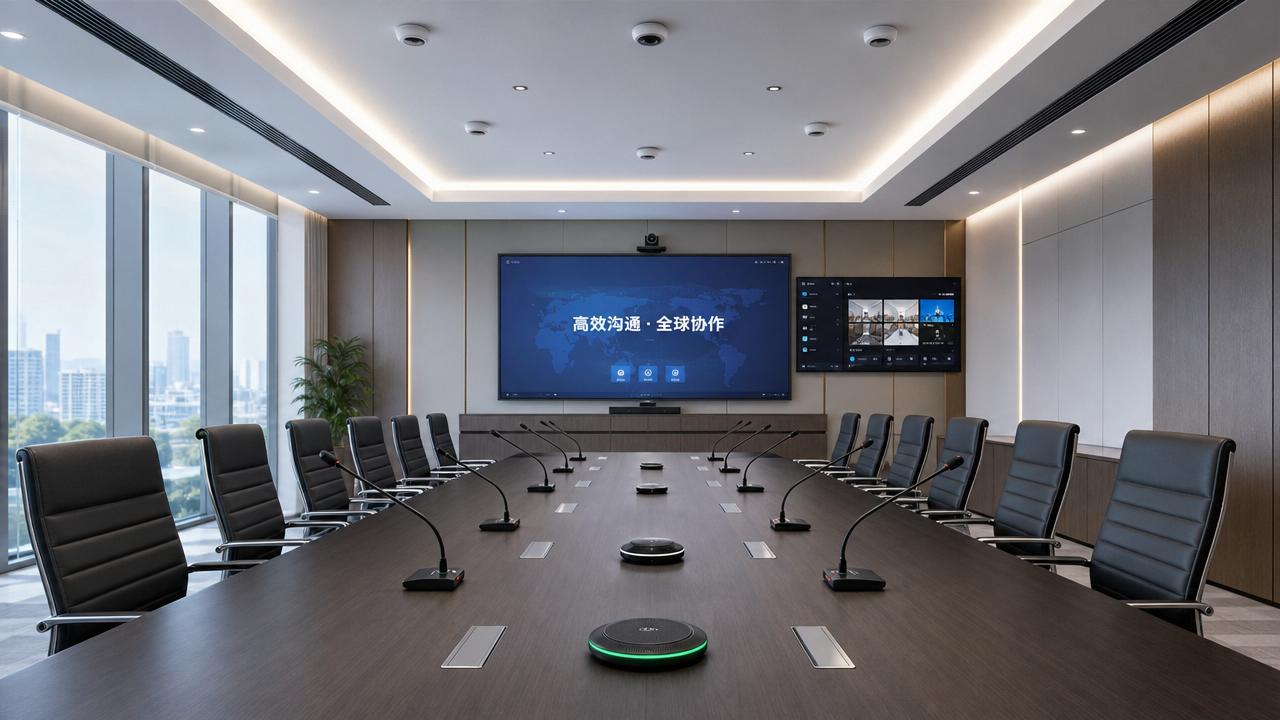 How do conference microphone systems affect meeting clarity?