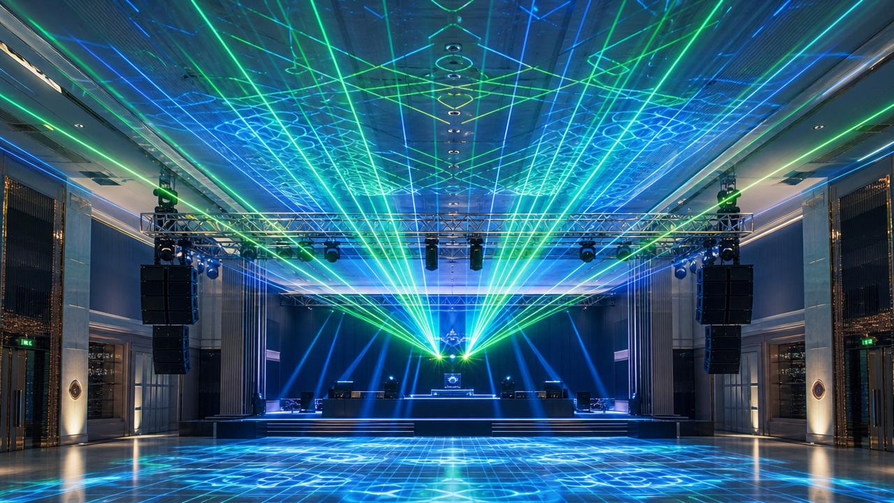 Are stage laser lights worth it for indoor event effects?