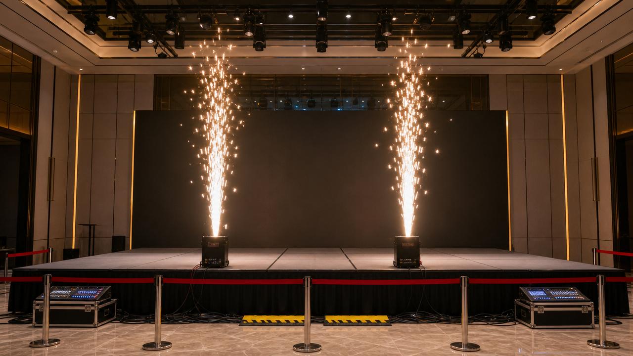 Are sparkular machines safe for indoor event venues?