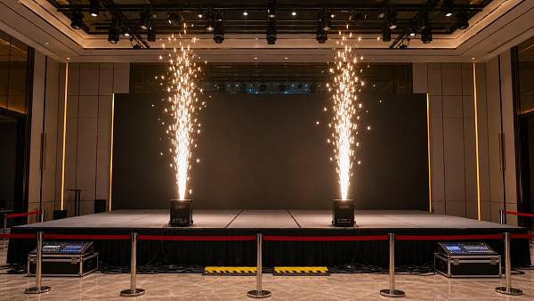 Are sparkular machines safe for indoor event venues?