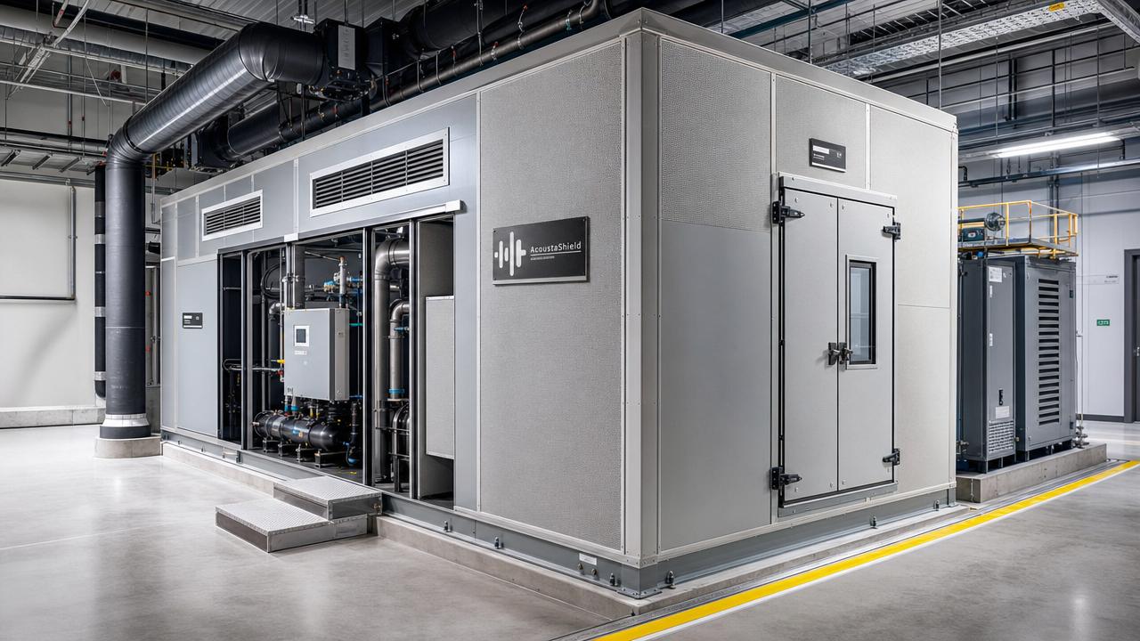 Acoustic enclosures work best when noise sources are mapped
