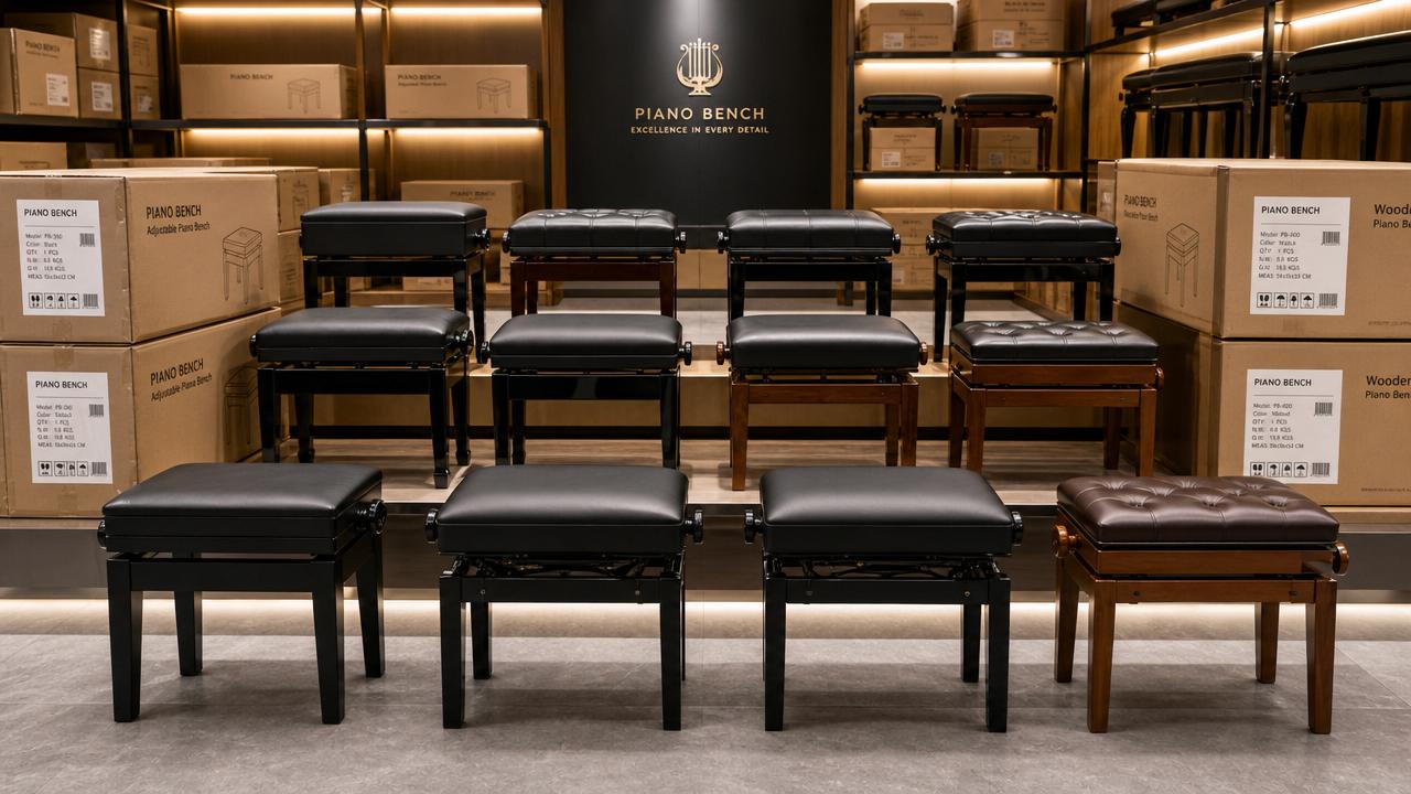 What makes piano benches wholesale orders hard to standardize