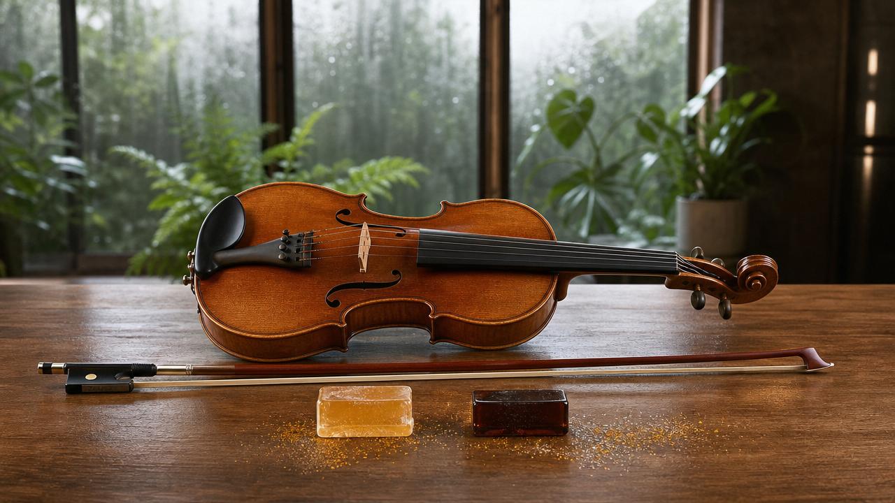 Which rosin for violin works better in humid weather?