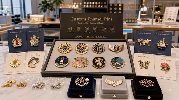 Are custom enamel pins jewelry orders worth small MOQs