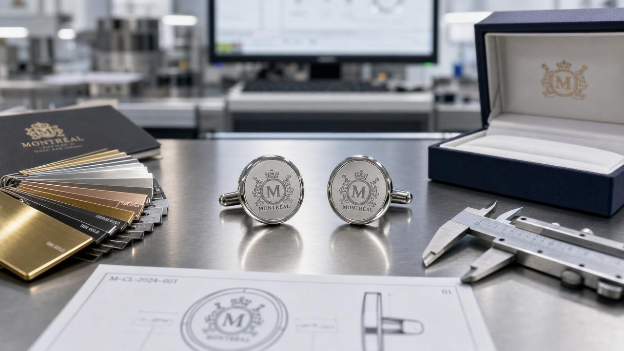 What to check before starting custom cufflinks oem