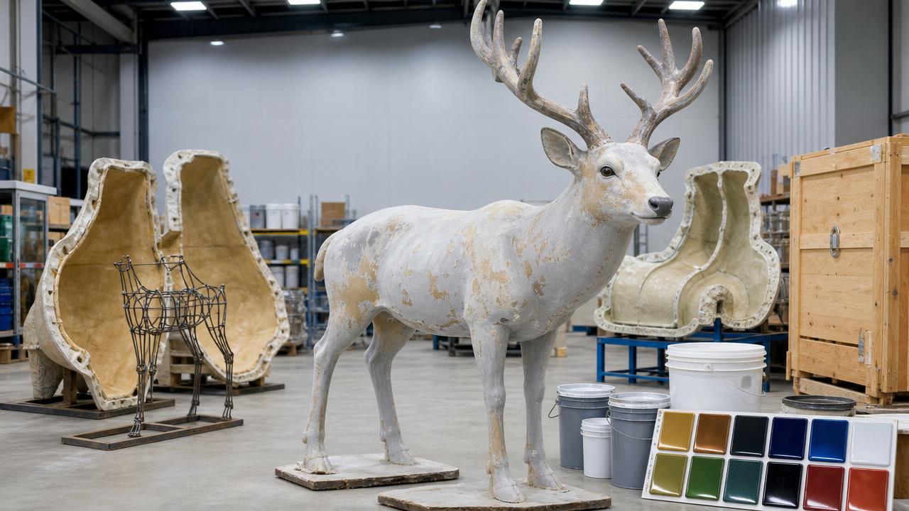 What affects costs in fiberglass statues custom projects?