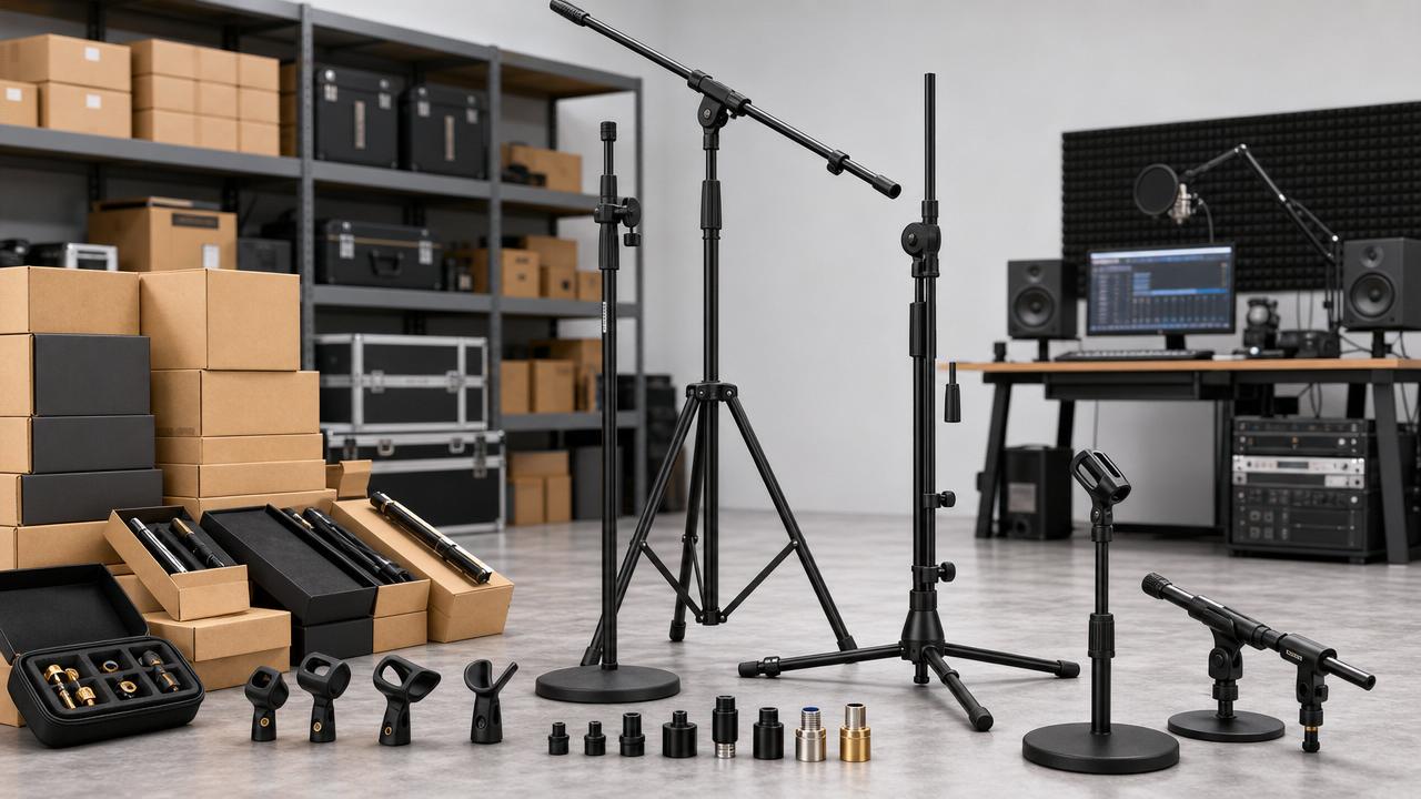 Microphone Stands Bulk Buying Guide: Types, Heights, and Load Capacity