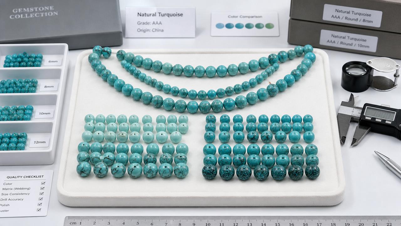 How to Buy Turquoise Beads Bulk: Grades, Treatments, and Pricing Factors