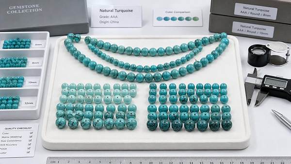How to Buy Turquoise Beads Bulk: Grades, Treatments, and Pricing Factors