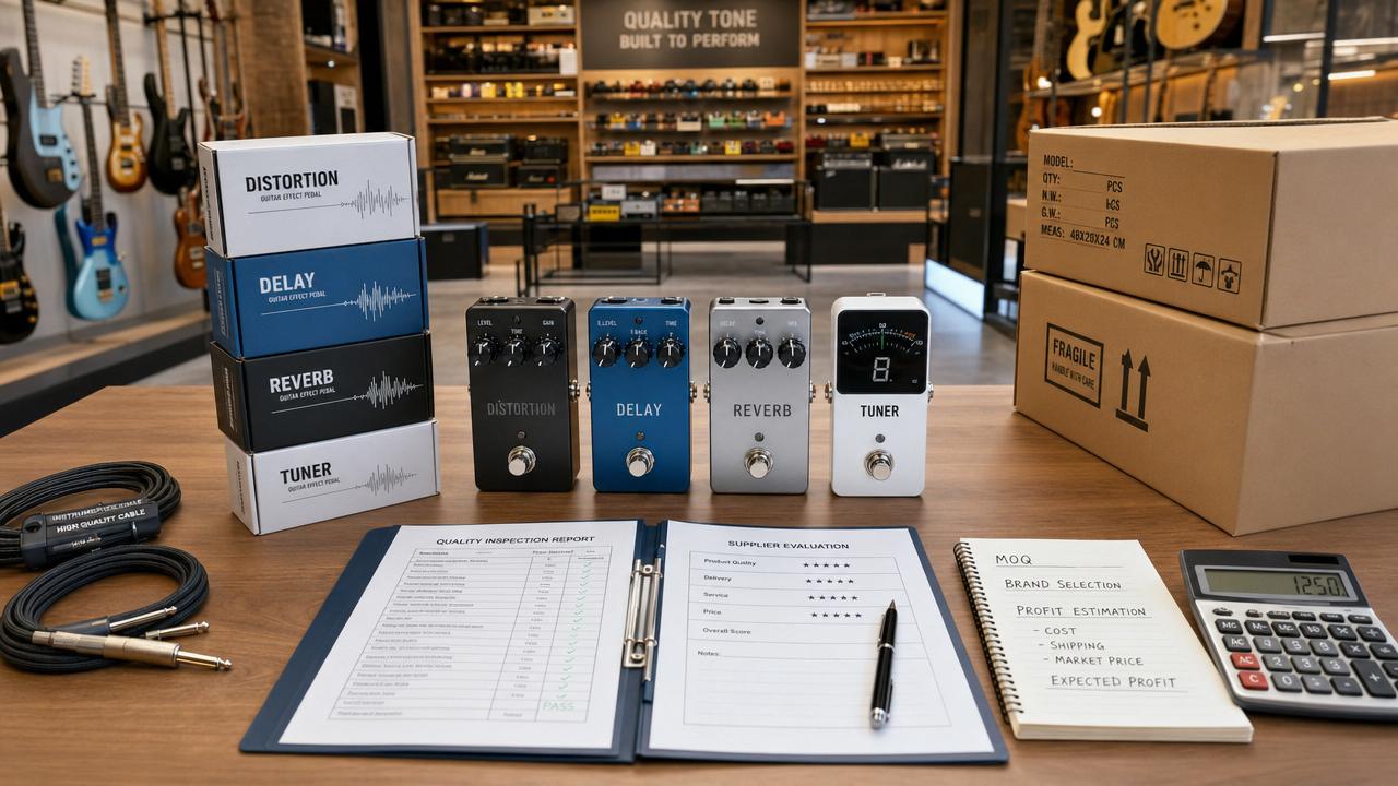 Effect Pedals Wholesale Buying Guide: MOQ, Brand Options, and Margin Factors