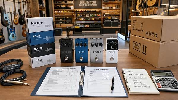 Effect Pedals Wholesale Buying Guide: MOQ, Brand Options, and Margin Factors