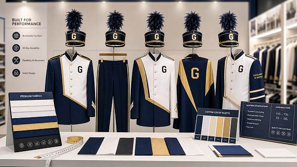 Marching Band Uniforms: Fabrics, Sizing, and Custom Options for School Programs