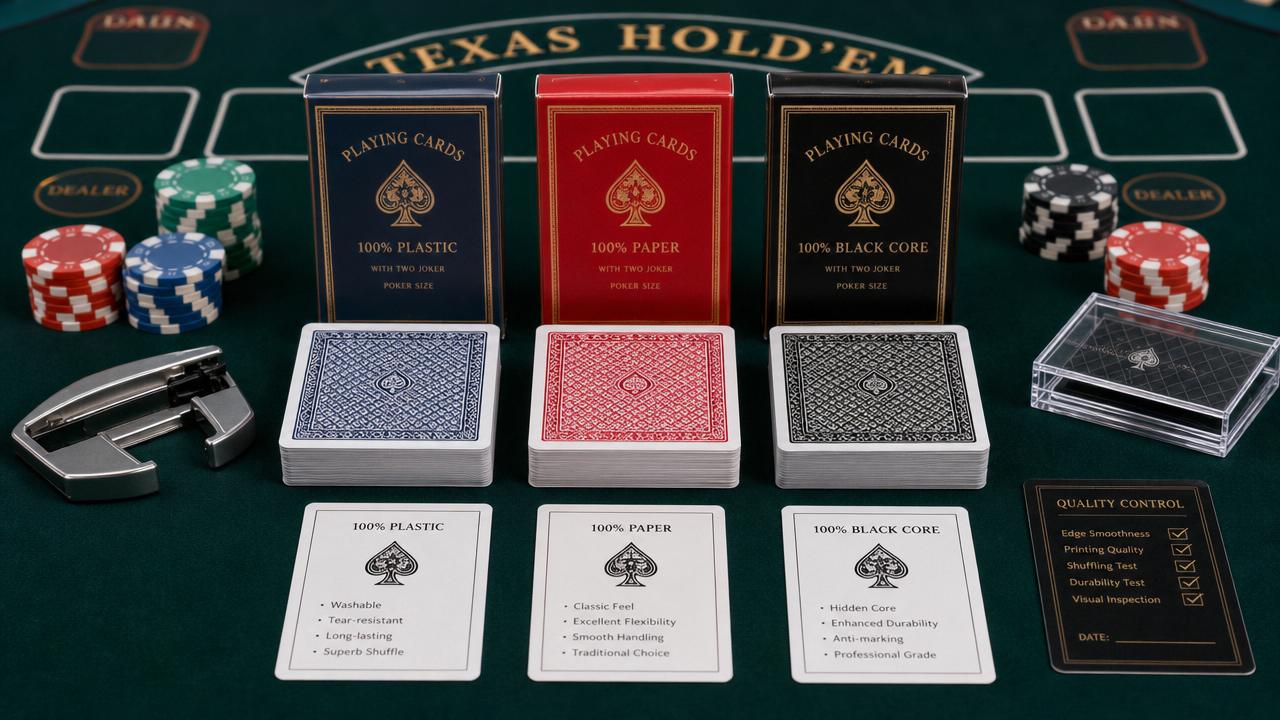 How to Choose Wholesale Playing Cards for Casino Use: Materials, Finish, and MOQ