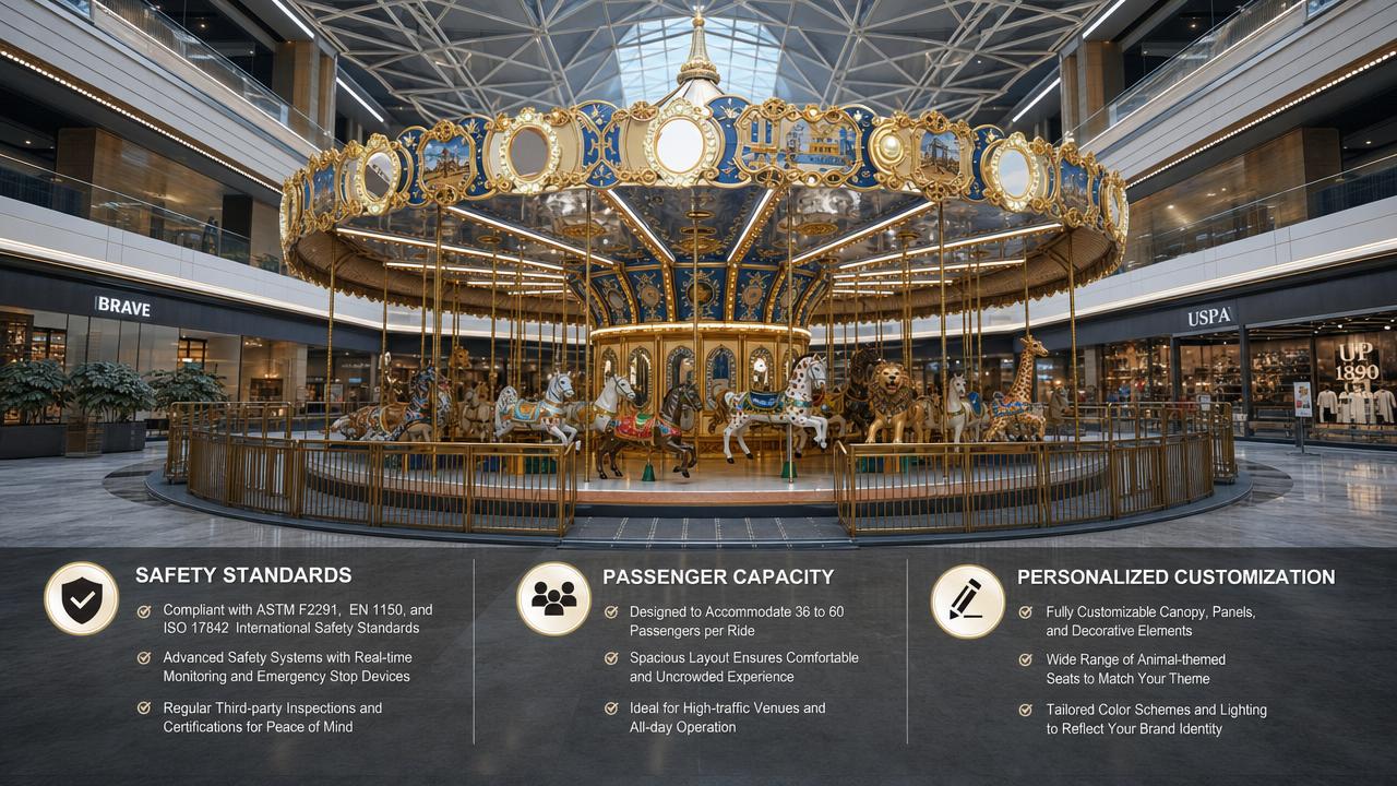 Carousel Rides Manufacturer Selection Guide: Safety Standards, Capacity, and Customization