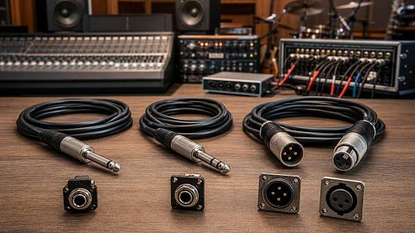 Instrument Cables Explained: TS, TRS, and XLR Differences for Live and Studio Setups