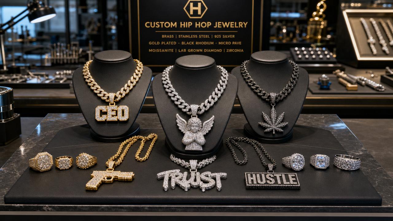Custom Hip Hop Jewelry: Materials, Plating, and Stone Options Explained