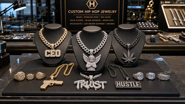 Custom Hip Hop Jewelry: Materials, Plating, and Stone Options Explained