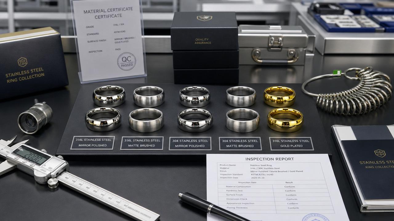 Stainless Steel Rings Bulk Buying Guide: Grades, Finishes, Sizes, and Supplier Checks