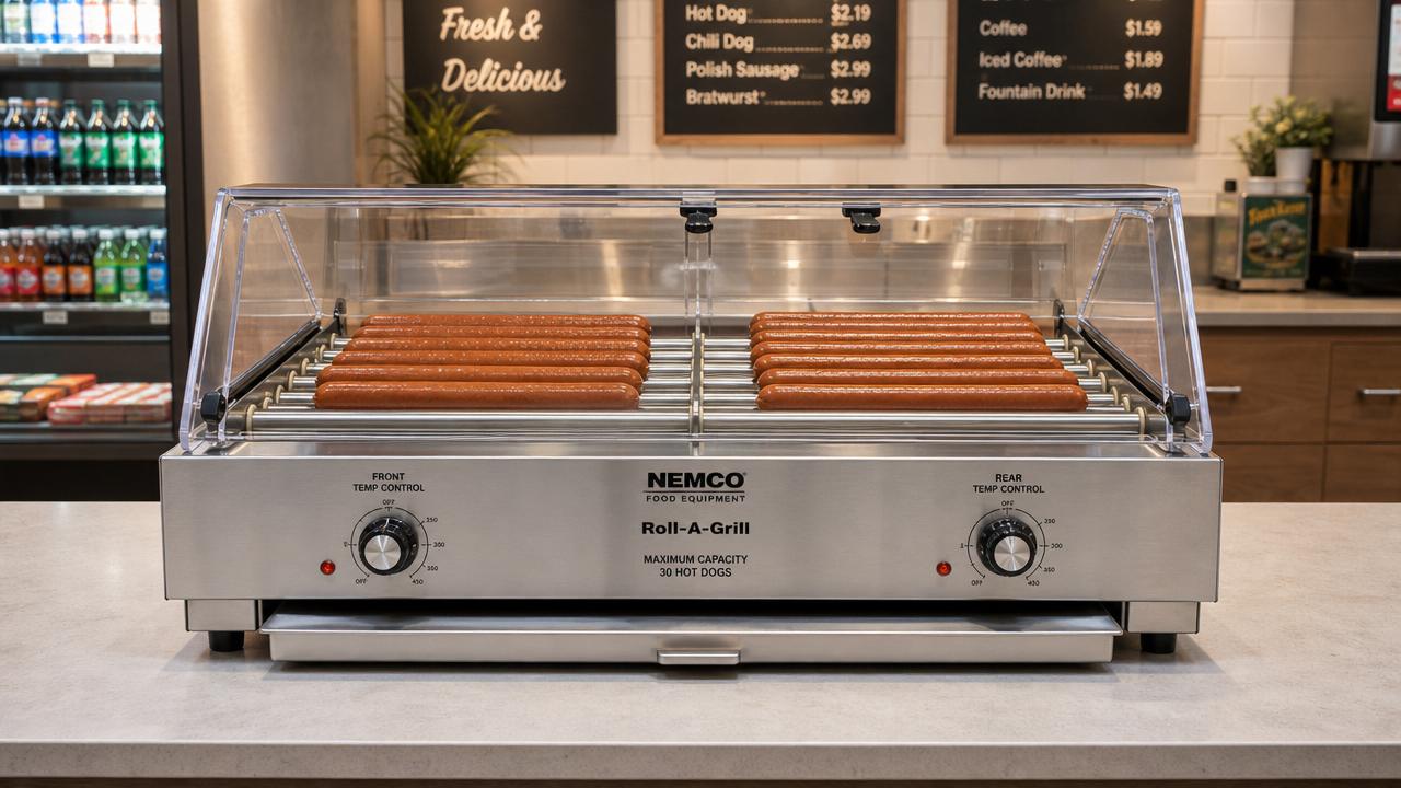 Hot Dog Rollers for Convenience Stores and Cafes: Capacity, Heating Zones, and Cleaning Tips