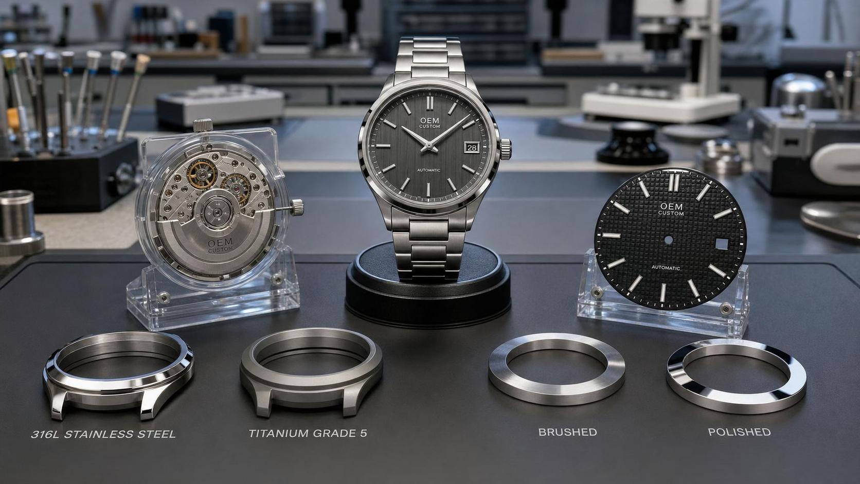 Automatic Watches OEM Explained: Movement Options, Case Materials, and Customization