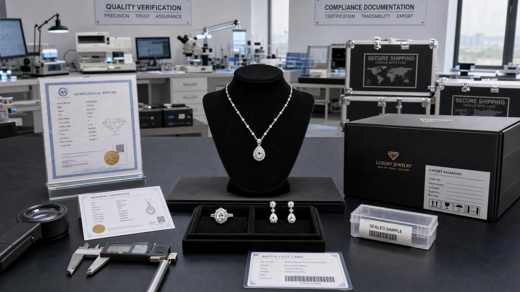 How to Evaluate a Luxury Jewelry Exporter for Quality, Compliance, and Delivery